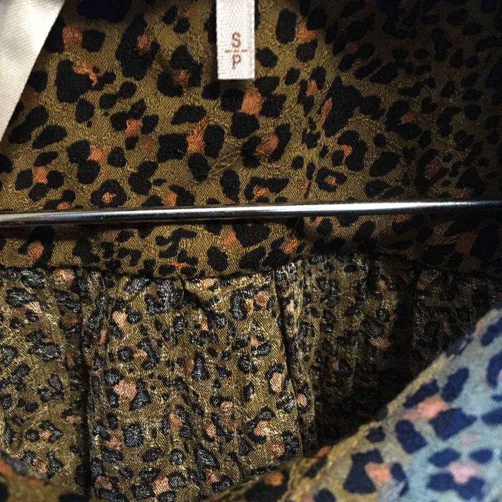 Leopard Print Button Down - image 4